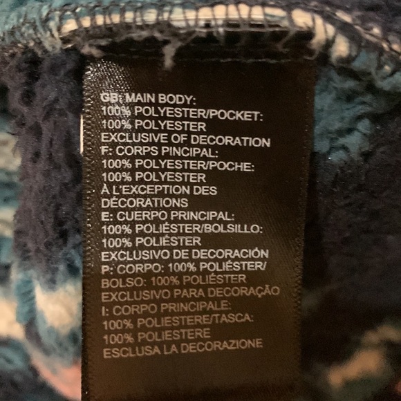EUC The North Face Colorful Fleece Hooded Jacket - Picture 7 of 9